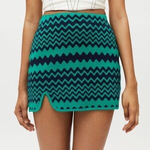 UO Tallulah Notched Sweater Skirt new with tags sold out size M